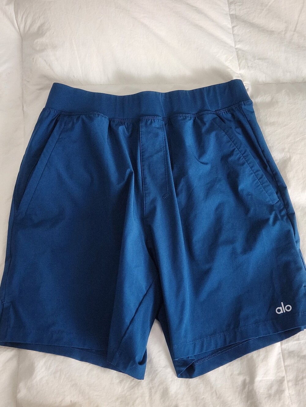 Alo Shorts Mens Size Small Deep Turquoise Activewear Gym
